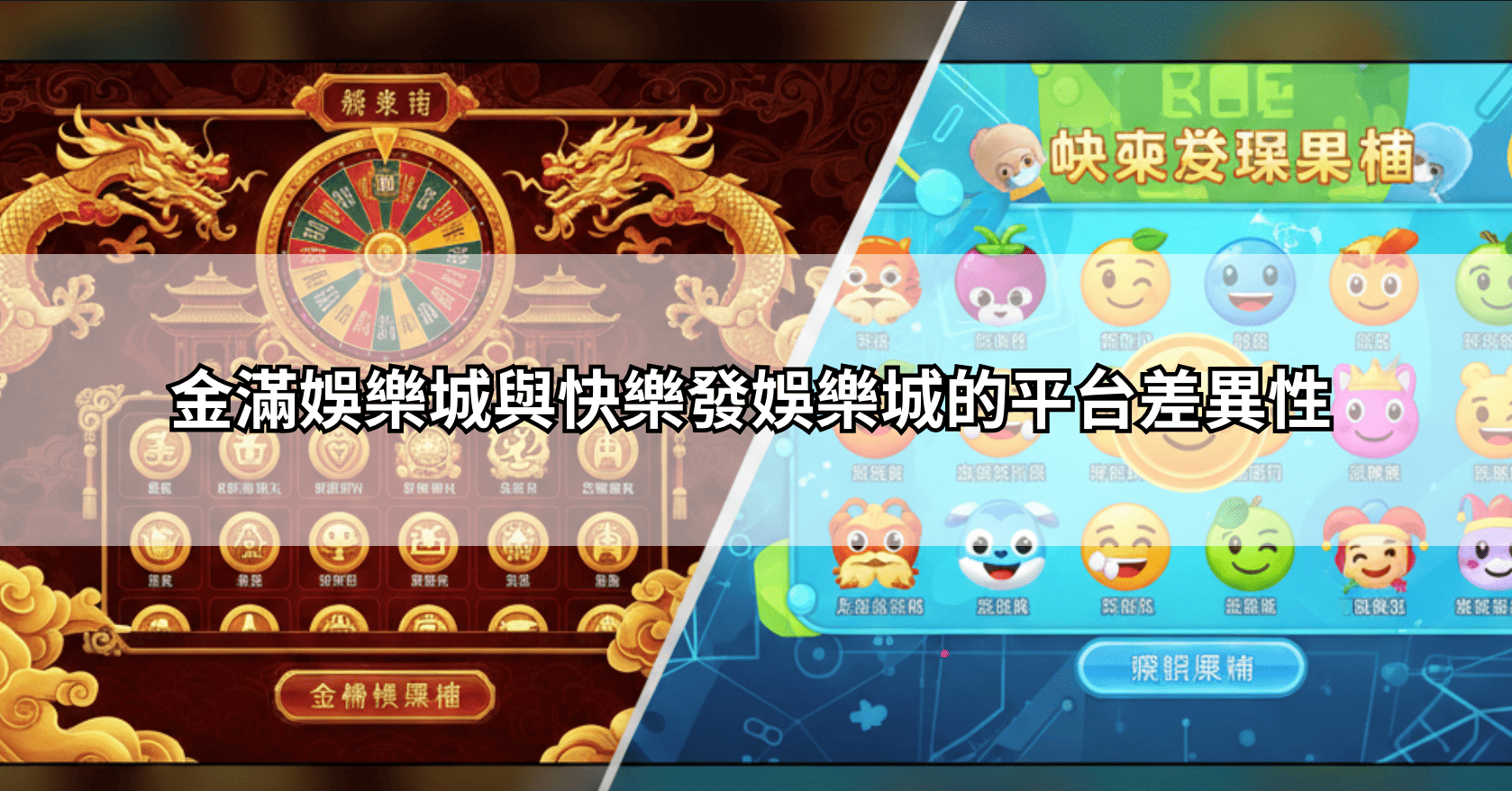 金滿娛樂城與快樂發娛樂城的平台差異性